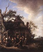 OSTADE, Adriaen Jansz. van Merry Peasants af china oil painting reproduction